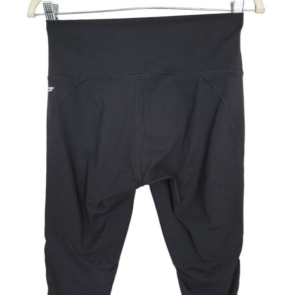 Fabletics Cashel Foldover Powerform Purelux Cinched Leg Black Leggings - Sz S - Picture 6 of 8